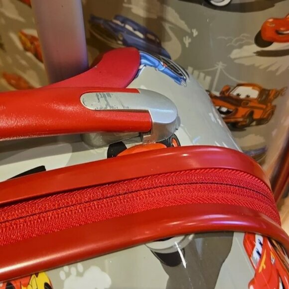 POTTERY BARN MACKENZIE PIXAR CARS SPINNER LUGGAGE SET (SMALL & LARGE) HARD SIDED - Picture 9 of 9